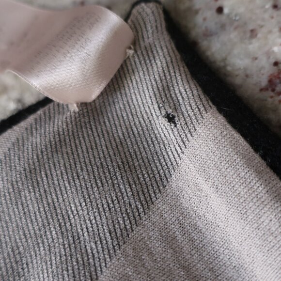 Womens Burberry Black Beige Black Red Cashmere Nova Check Print Scarf - Picture 14 of 15